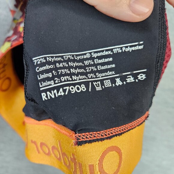 Outdoor Voices Women's Paprika Blooms Floral Sports Bra Size S - Picture 6 of 6